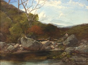 Un Torrente di Trota da Thomas Creswick